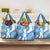 Guatemala Flag Map Grocery Bag with Blue White Swirl and Geometric Pattern Design - Wonder Print Shop