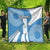 Guatemala Flag Map Quilt with Blue White Swirl and Geometric Pattern Design - Wonder Print Shop