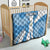 Guatemala Flag Map Quilt with Blue White Swirl and Geometric Pattern Design - Wonder Print Shop