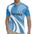 Guatemala Flag Map Rugby Jersey with Blue White Swirl and Geometric Pattern Design - Wonder Print Shop