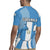 Guatemala Flag Map Rugby Jersey with Blue White Swirl and Geometric Pattern Design - Wonder Print Shop