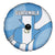 Guatemala Flag Map Spare Tire Cover with Blue White Swirl and Geometric Pattern Design - Wonder Print Shop