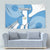 Guatemala Flag Map Tapestry with Blue White Swirl and Geometric Pattern Design - Wonder Print Shop