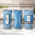 Guatemala Flag Map Tumbler Cup with Blue White Swirl and Geometric Pattern Design - Wonder Print Shop