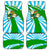 Nicaragua National Bird Car Mats with White Flor de Sacuanjoche and Blue Stripe Design - Wonder Print Shop