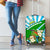 Nicaragua National Bird Luggage Cover with White Flor de Sacuanjoche and Blue Stripe Design - Wonder Print Shop