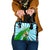Nicaragua National Bird Shoulder Handbag with White Flor de Sacuanjoche and Blue Stripe Design - Wonder Print Shop