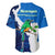 Nicaragua Guardabarranco Bird Baseball Jersey with Volcano Map and National Emblem Design - Wonder Print Shop