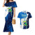 Nicaragua Guardabarranco Bird Couples Matching Mermaid Dress and Hawaiian Shirt with Volcano Map and National Emblem Design - Wonder Print Shop