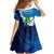 Nicaragua Guardabarranco Bird Family Matching Mermaid Dress and Hawaiian Shirt with Volcano Map and National Emblem Design - Wonder Print Shop