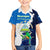 Nicaragua Guardabarranco Bird Family Matching Off Shoulder Maxi Dress and Hawaiian Shirt with Volcano Map and National Emblem Design - Wonder Print Shop
