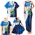 Nicaragua Guardabarranco Bird Family Matching Tank Maxi Dress and Hawaiian Shirt with Volcano Map and National Emblem Design - Wonder Print Shop