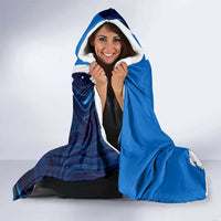 Nicaragua Guardabarranco Bird Hooded Blanket with Volcano Map and National Emblem Design - Wonder Print Shop