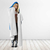 Nicaragua Guardabarranco Bird Hooded Blanket with Volcano Map and National Emblem Design - Wonder Print Shop