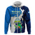 Nicaragua Guardabarranco Bird Hoodie with Volcano Map and National Emblem Design - Wonder Print Shop