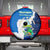 Nicaragua Guardabarranco Bird Spare Tire Cover with Volcano Map and National Emblem Design - Wonder Print Shop