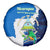 Nicaragua Guardabarranco Bird Spare Tire Cover with Volcano Map and National Emblem Design - Wonder Print Shop