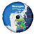 Nicaragua Guardabarranco Bird Spare Tire Cover with Volcano Map and National Emblem Design - Wonder Print Shop