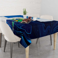 Nicaragua Guardabarranco Bird Tablecloth with Volcano Map and National Emblem Design - Wonder Print Shop