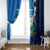 Nicaragua Guardabarranco Bird Window Curtain with Volcano Map and National Emblem Design - Wonder Print Shop