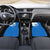 Nicaragua Flag Ripped Effect Car Mats with National Emblem and Floral Pattern Design - Wonder Print Shop
