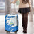 Nicaragua Flag Ripped Effect Luggage Cover with National Emblem and Floral Pattern Design - Wonder Print Shop