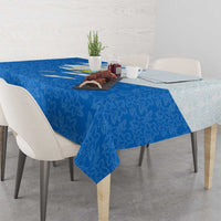 Nicaragua Flag Ripped Effect Tablecloth with National Emblem and Floral Pattern Design - Wonder Print Shop