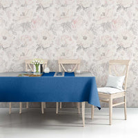 Nicaragua Cultural Art Tablecloth with Blue White Stripes and Indigenous Motif Design - Wonder Print Shop