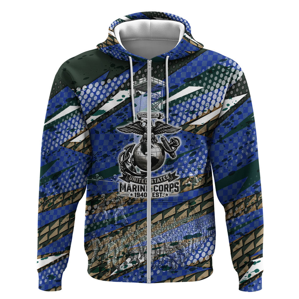 Montford Point Marines 1940s Est Hoodie The Right To Fight 20000 Military Camouflage Art