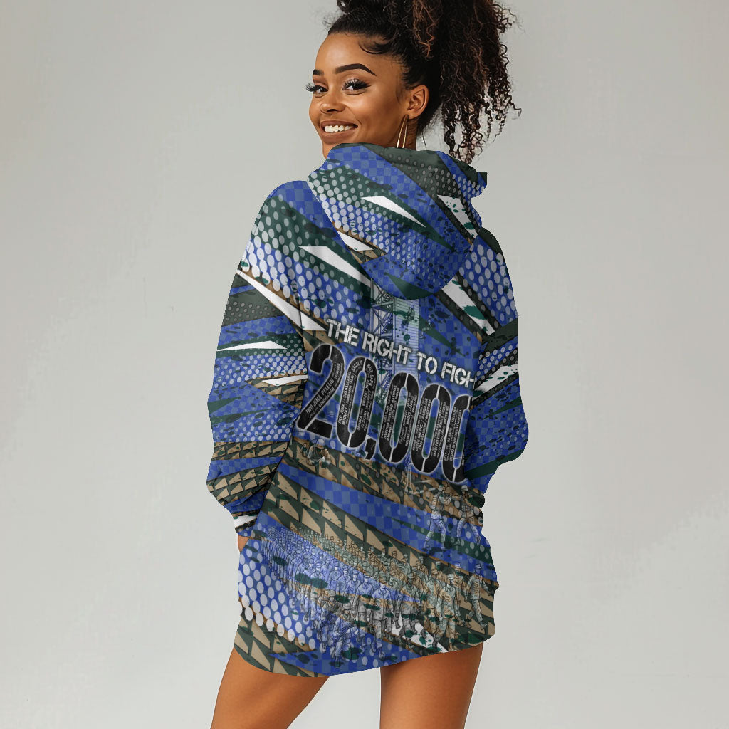 Montford Point Marines 1940s Est Hoodie Dress The Right To Fight 20000 Military Camouflage Art