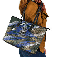 Montford Point Marines 1940s Est Leather Tote Bag The Right To Fight 20000 Military Camouflage Art