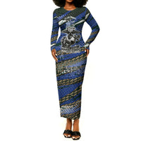 Montford Point Marines 1940s Est Long Sleeve Bodycon Dress The Right To Fight 20000 Military Camouflage Art