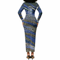 Montford Point Marines 1940s Est Long Sleeve Bodycon Dress The Right To Fight 20000 Military Camouflage Art