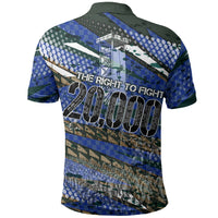 Montford Point Marines 1940s Est Polo Shirt The Right To Fight 20000 Military Camouflage Art