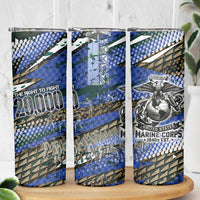 Montford Point Marines 1940s Est Skinny Tumbler The Right To Fight 20000 Military Camouflage Art