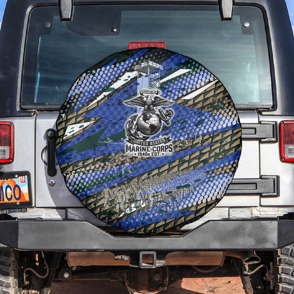 Montford Point Marines 1940s Est Spare Tire Cover The Right To Fight 20000 Military Camouflage Art