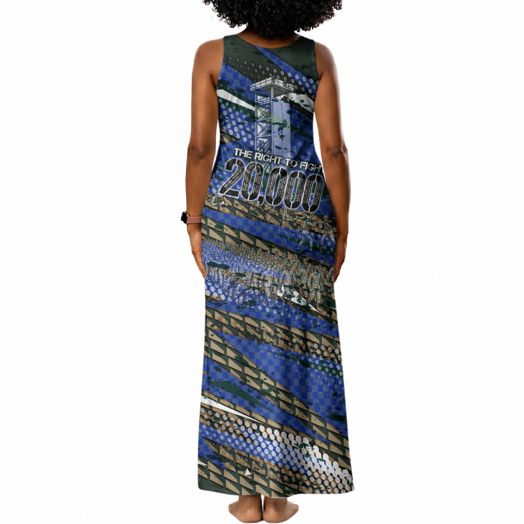 Montford Point Marines 1940s Est Tank Maxi Dress The Right To Fight 20000 Military Camouflage Art