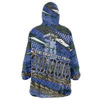 Montford Point Marines 1940s Est Wearable Blanket Hoodie The Right To Fight 20000 Military Camouflage Art