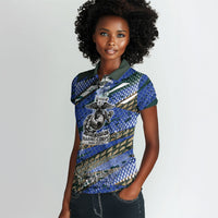 Montford Point Marines 1940s Est Women Polo Shirt The Right To Fight 20000 Military Camouflage Art