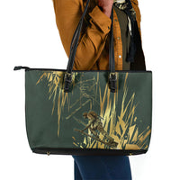 Montford Point Marines Overcoming Leather Tote Bag Military History Camouflage Art