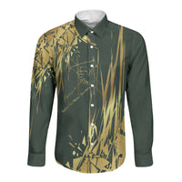Montford Point Marines Overcoming Long Sleeve Button Shirt Military History Camouflage Art