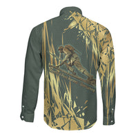 Montford Point Marines Overcoming Long Sleeve Button Shirt Military History Camouflage Art