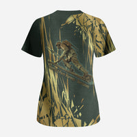 Montford Point Marines Overcoming Scrub Top Military History Camouflage Art