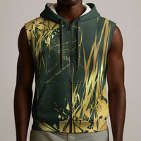 Montford Point Marines Overcoming Sleeveless Zip Hoodie Military History Camouflage Art