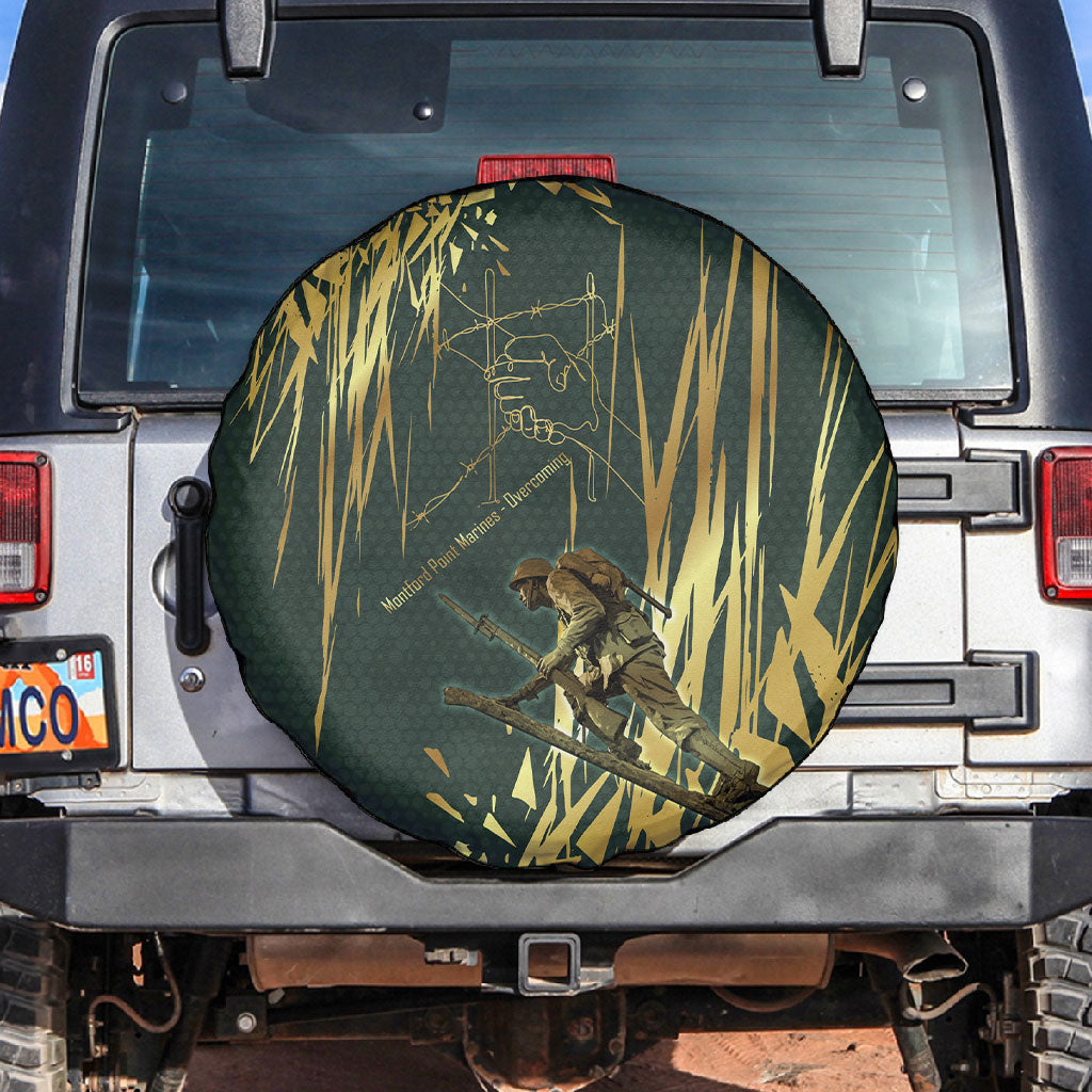 Montford Point Marines Overcoming Spare Tire Cover Military History Camouflage Art