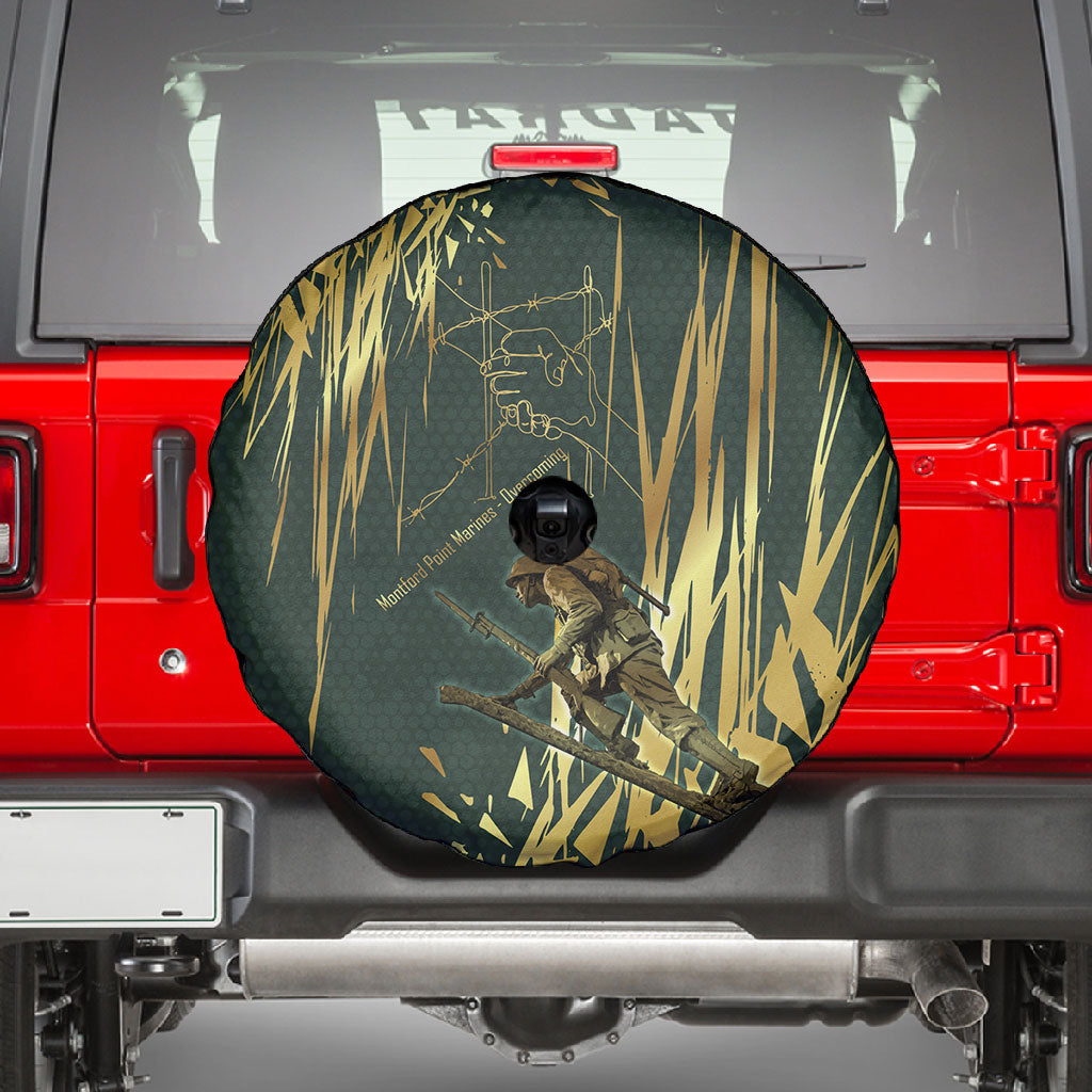 Montford Point Marines Overcoming Spare Tire Cover Military History Camouflage Art
