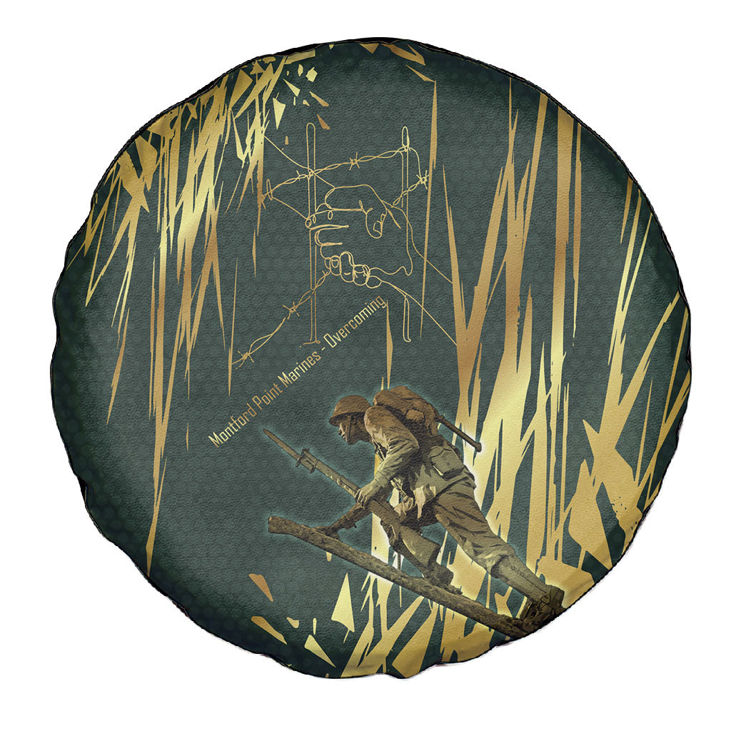 Montford Point Marines Overcoming Spare Tire Cover Military History Camouflage Art