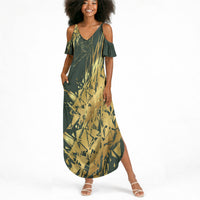 Montford Point Marines Overcoming Summer Maxi Dress Military History Camouflage Art