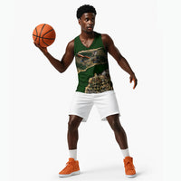 Montford Point Marines Not Above You Basketball Jersey Iwo Jima Military Map Camouflage Vintage Art