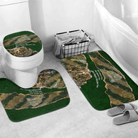 Montford Point Marines Not Above You Bathroom Set Iwo Jima Military Map Camouflage Vintage Art